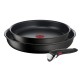 ΣΕΤ ΣΚΕΥΩΝ TEFAL INGENIO (L76390) 3τμχ ΤΗΓΑΝΙΑ 22cm/26cm/ ΧΕΡΟΥΛΙ